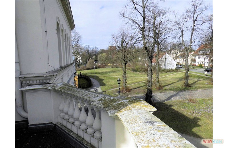 Blick vom Balkon